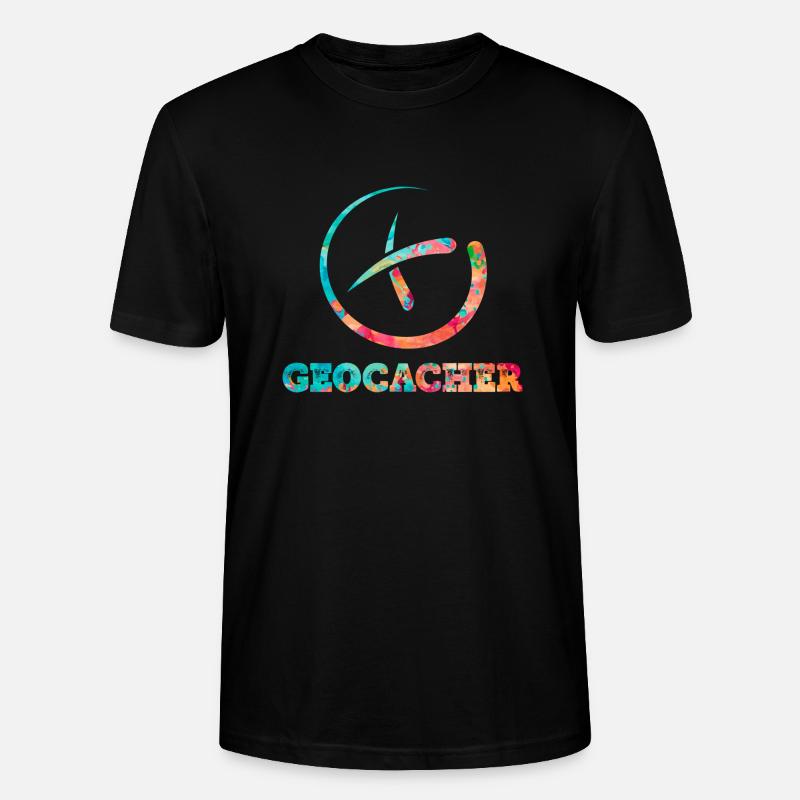 Geocaching - Geocacher - Stanley/Stella Unisex Bio-T-Shirt CRAFTER - Schwarz