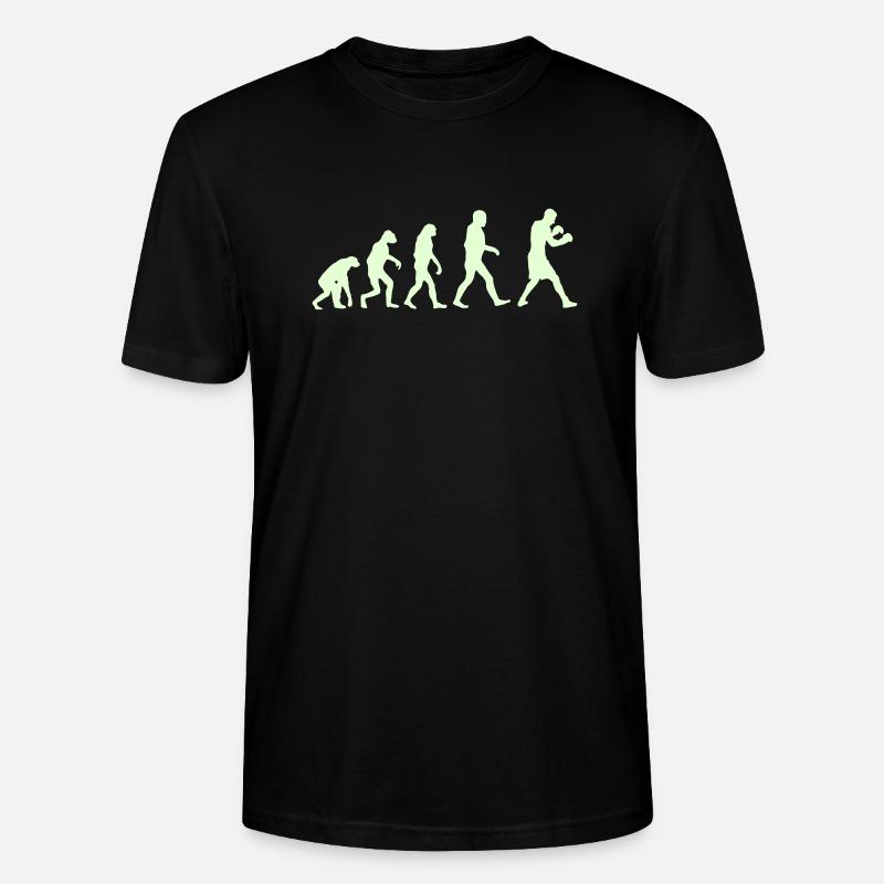 Boxing Evolution logo - T-shirt bio CRAFTER Stanley Stella Unisexe - noir