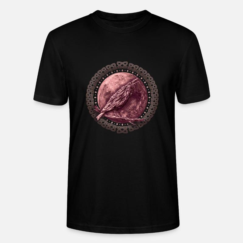 Wikinger Rabe - Stanley/Stella Unisex Bio-T-Shirt CRAFTER - Schwarz