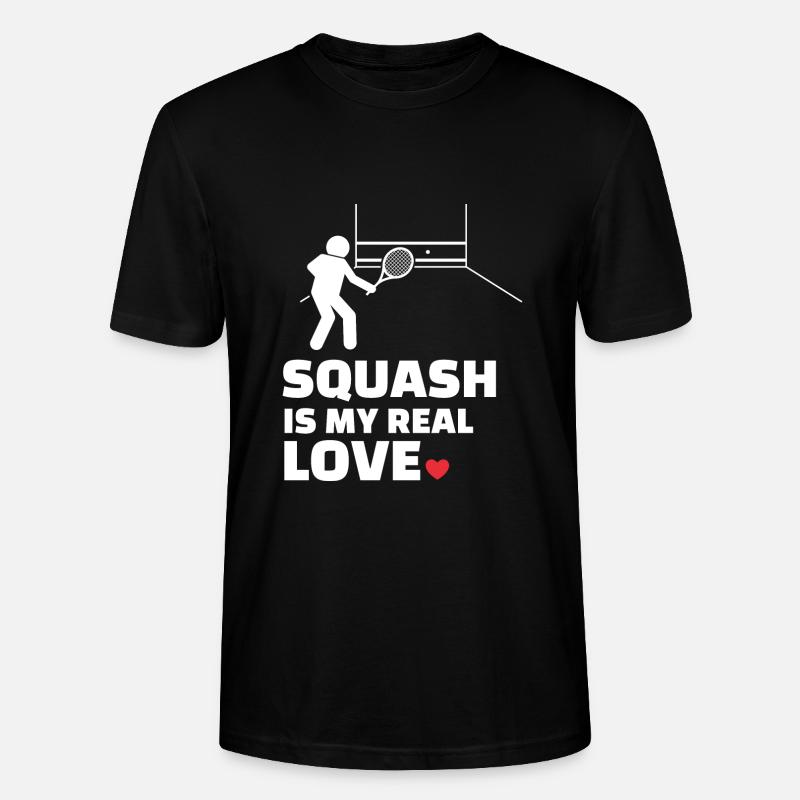 Ich Liebe squash - Stanley/Stella Unisex Bio-T-Shirt CRAFTER - Schwarz
