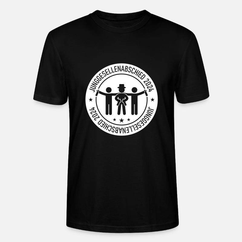 Junggesellenabschied 2024 - Stanley/Stella Unisex Bio-T-Shirt CRAFTER - Schwarz