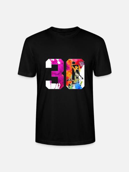 30TH BIRTHDAY BASKETBALL NUMBER 30 - Stanley/Stella CRAFTER Unisex Organic T-Shirt - black