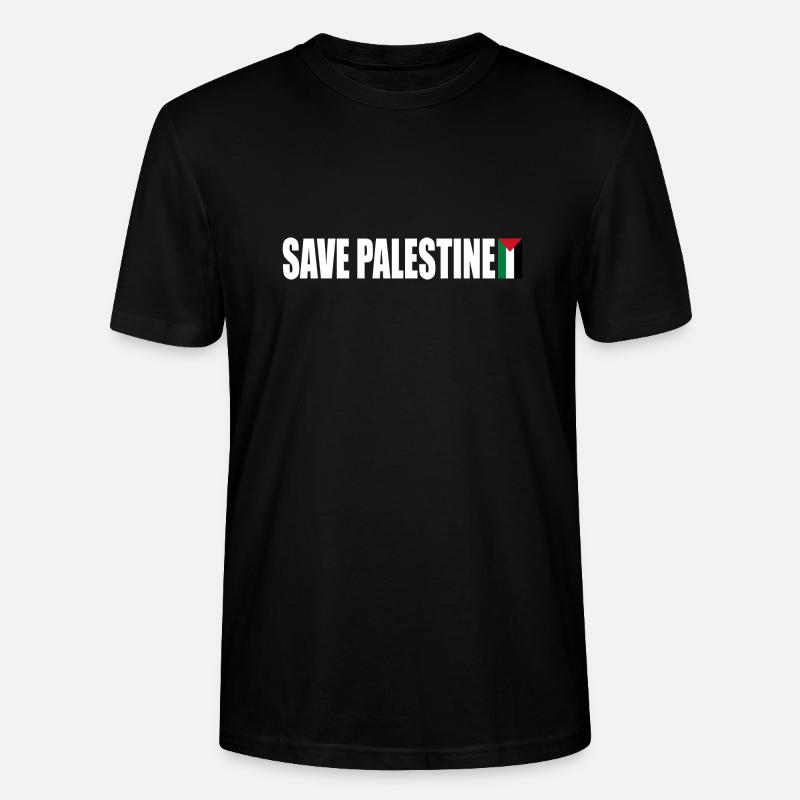 Save palestine - Stanley/Stella Unisex Bio-T-Shirt CRAFTER - Schwarz
