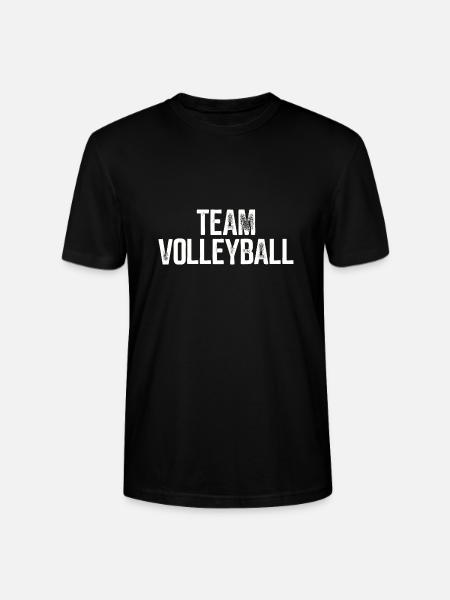 Team Volleyball - Stanley/Stella CRAFTER Unisex Organic T-Shirt - black