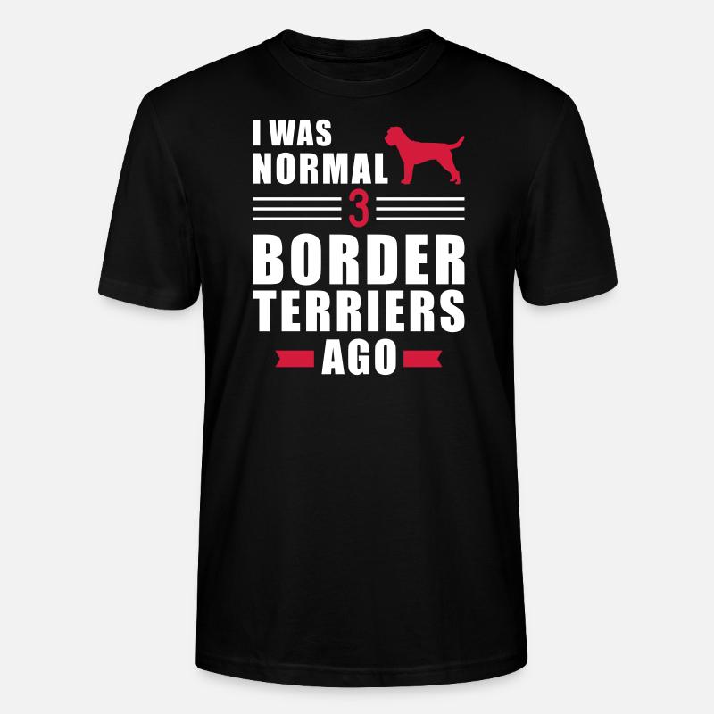 Border Terrier - T-shirt bio CRAFTER Stanley Stella Unisexe - noir