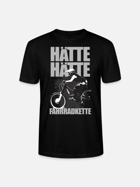Radfahrer Downhill - Stanley/Stella Unisex Bio-T-Shirt CRAFTER - Schwarz