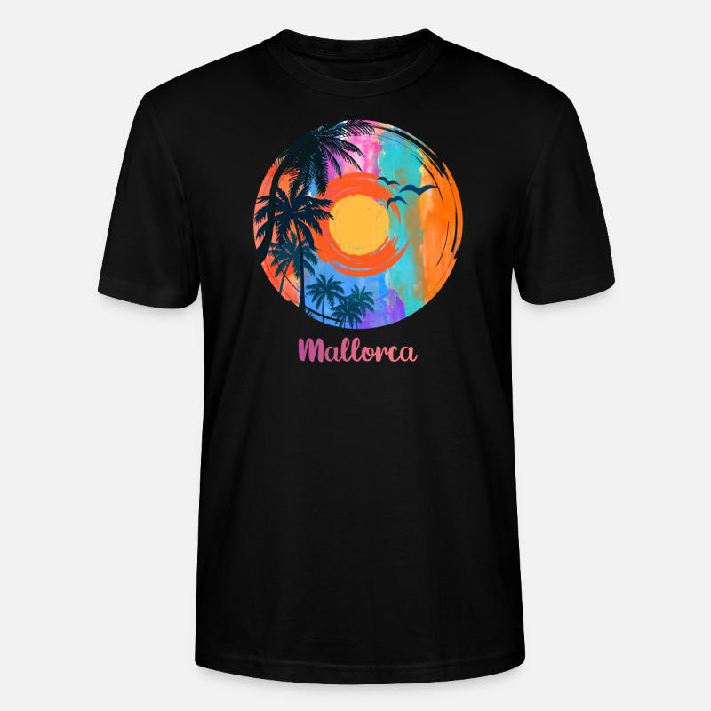 Ich liebe Mallorca - Stanley/Stella Unisex Bio-T-Shirt CRAFTER - Schwarz