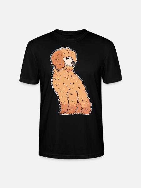 Poodle - Stanley/Stella CRAFTER Unisex Organic T-Shirt - black