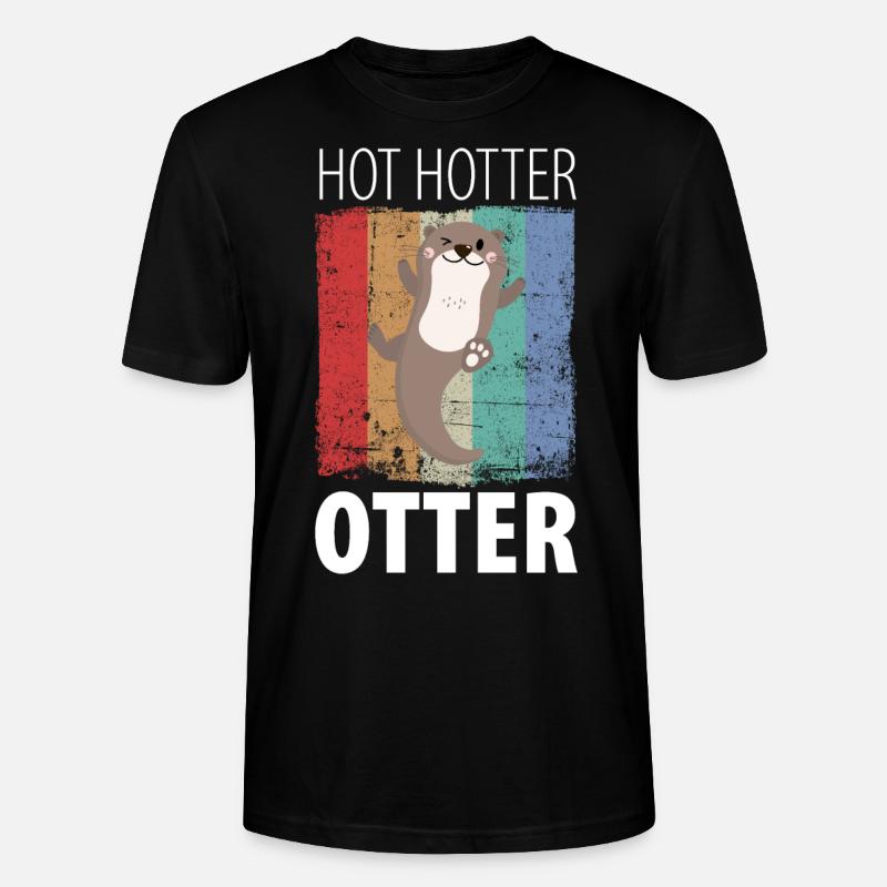 Loutre chaude et plus chaude - T-shirt bio CRAFTER Stanley Stella Unisexe - noir
