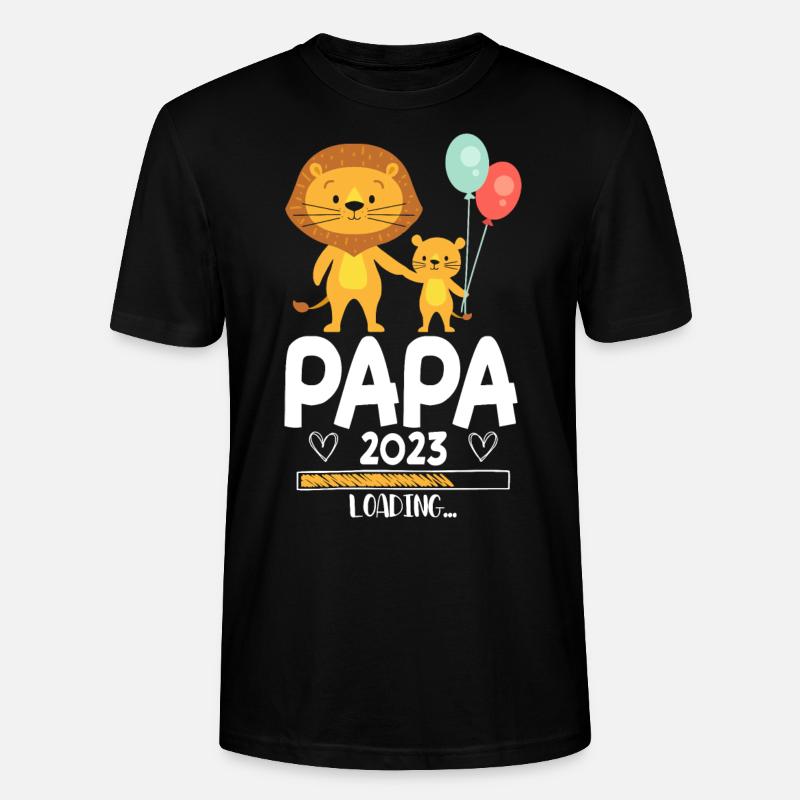 Papa 2023 Loading - Stanley/Stella Unisex Bio-T-Shirt CRAFTER - Schwarz