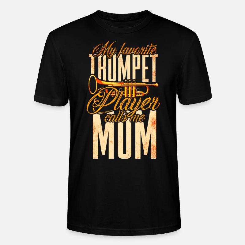 Trompete Mutter Blasmusik - Stanley/Stella Unisex Bio-T-Shirt CRAFTER - Schwarz