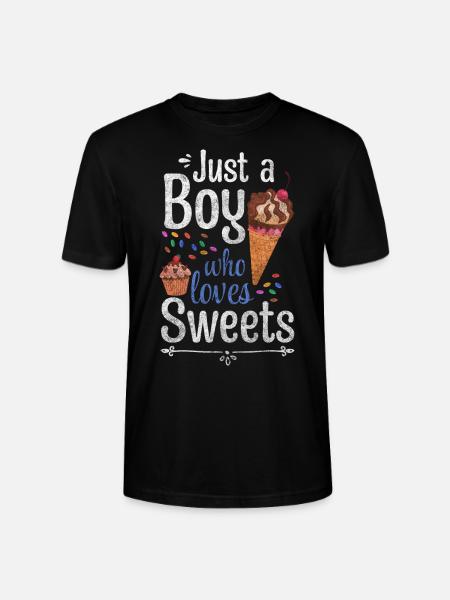 Chocolate Delicious snacking pleasure - Stanley/Stella CRAFTER Unisex Organic T-Shirt - black