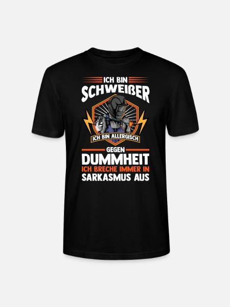Schweißer Beruf Schweisser Geschenk - Stanley/Stella Unisex Bio-T-Shirt CRAFTER - Schwarz