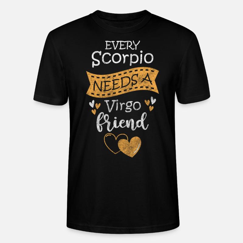 Tierkreiszeichen Astrologie - Stanley/Stella Unisex Bio-T-Shirt CRAFTER - Schwarz