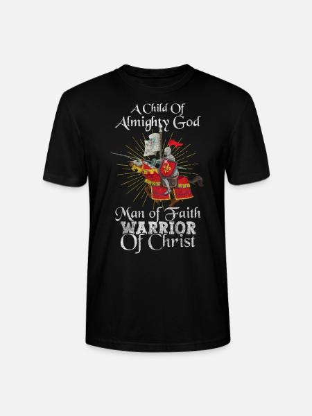 Knight Kingdom Knights Templar - Stanley/Stella CRAFTER Unisex Organic T-Shirt - black