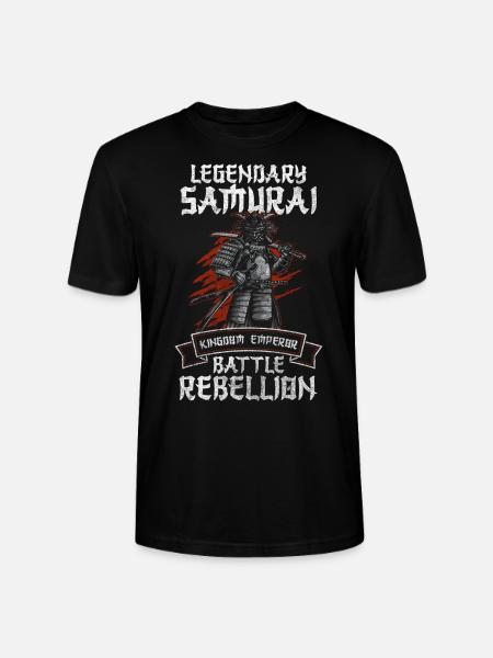 Japan Honor Ninja - Stanley/Stella CRAFTER Unisex Organic T-Shirt - black