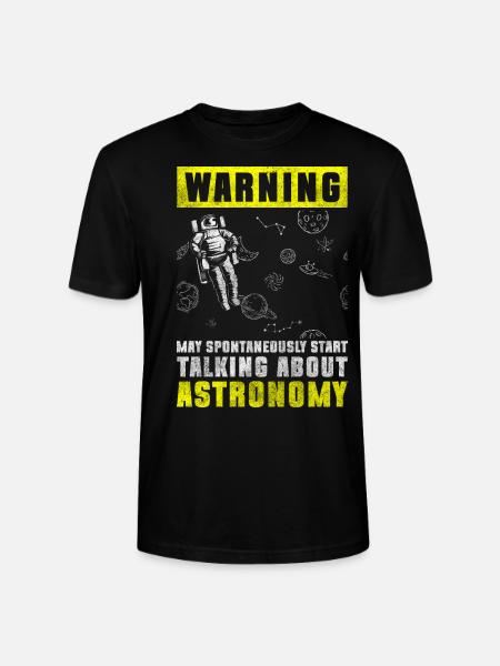 Universe Space Astronomer - Stanley/Stella CRAFTER Unisex Organic T-Shirt - black
