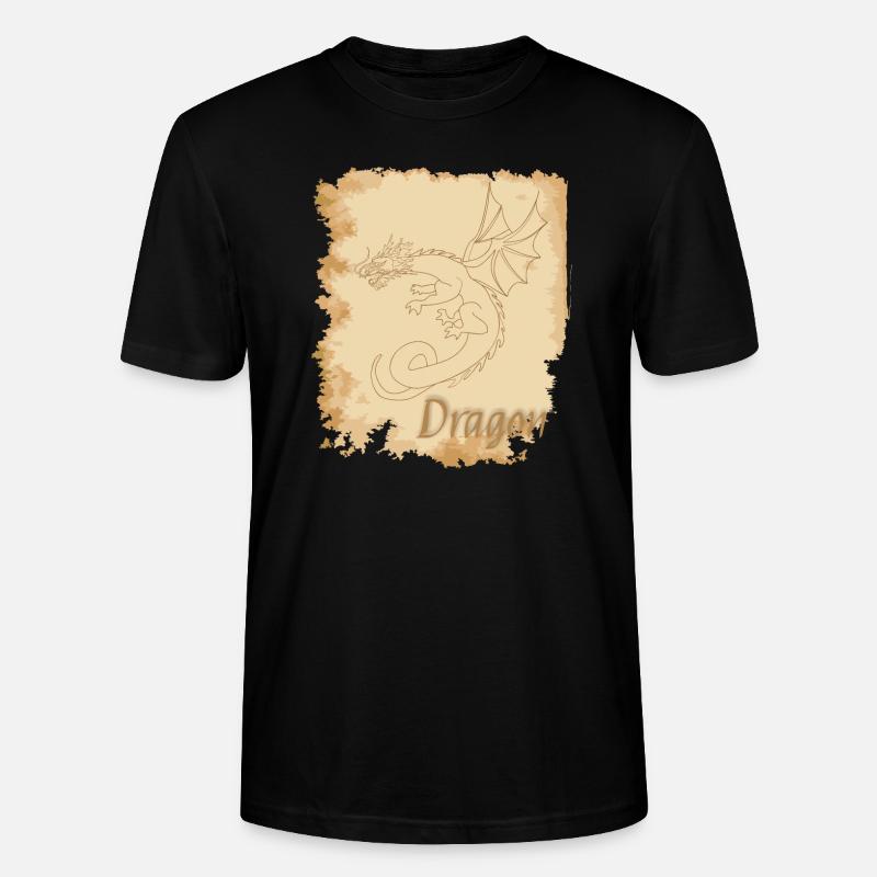 Uralter Drache - Stanley/Stella Unisex Bio-T-Shirt CRAFTER - Schwarz