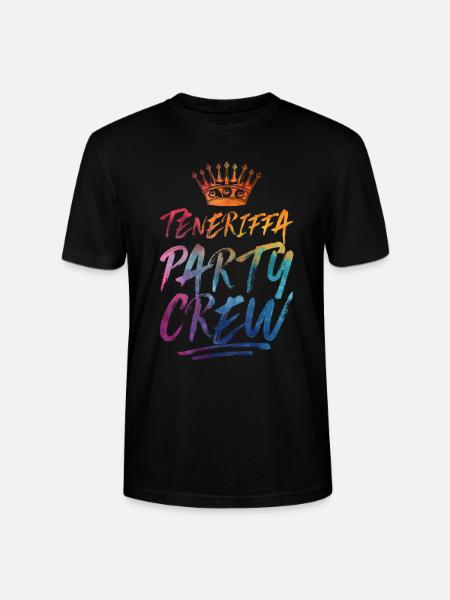 Teneriffa Party Crew Bunt - Stanley/Stella Unisex Bio-T-Shirt CRAFTER - Schwarz