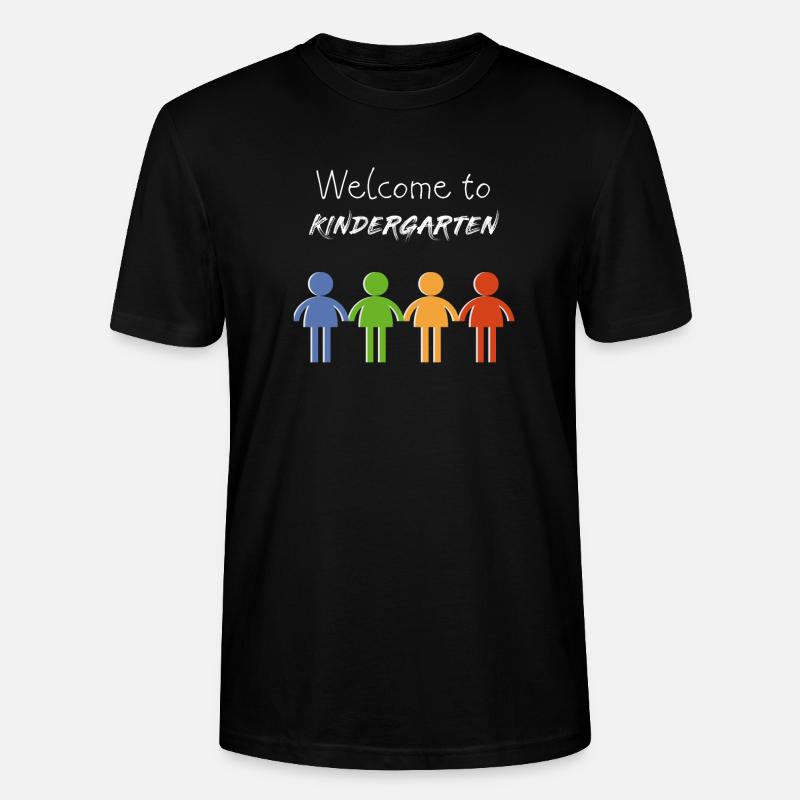 Kinder Babysprüche Kindergarten - Stanley/Stella Unisex Bio-T-Shirt CRAFTER - Schwarz