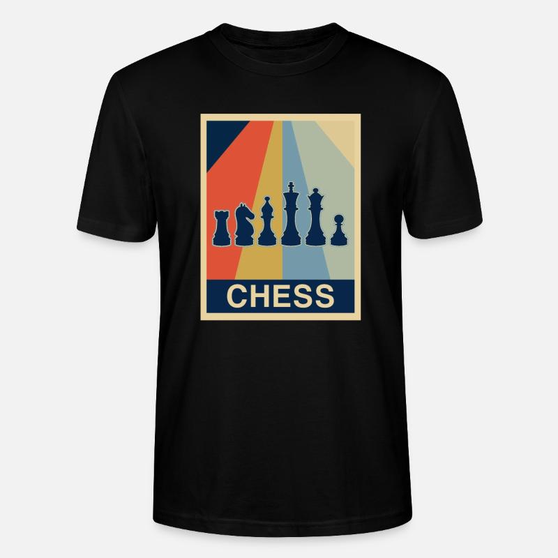 Schach - Stanley/Stella Unisex Bio-T-Shirt CRAFTER - Schwarz