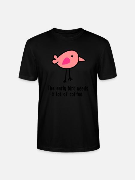 Kaffee - Stanley/Stella CRAFTER Unisex Organic T-Shirt - black