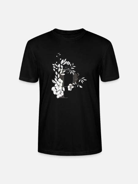 Letter P - Stanley/Stella CRAFTER Unisex Organic T-Shirt - black