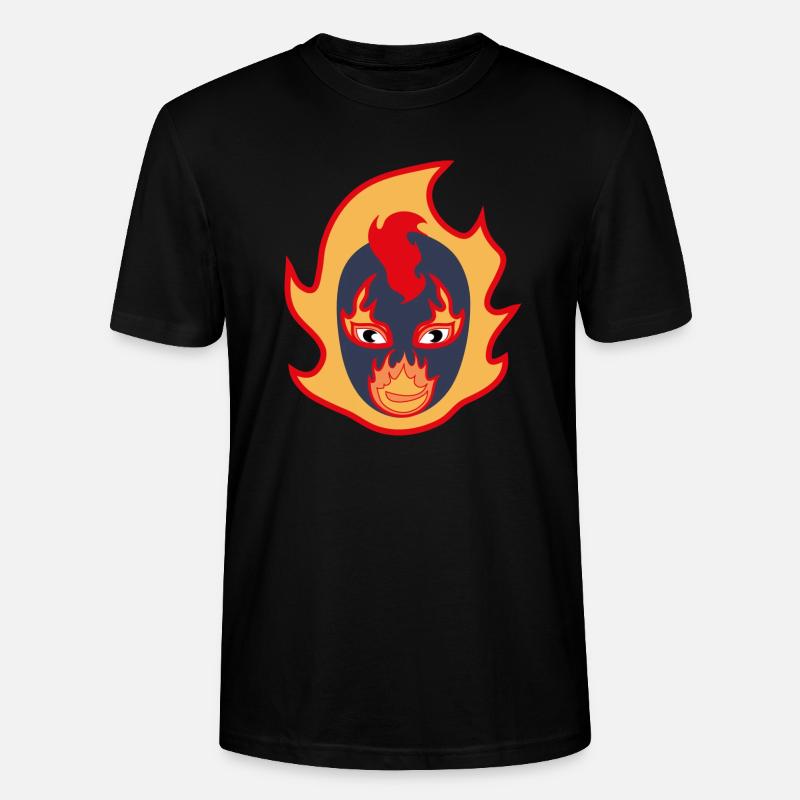 Garçon de boule de feu - T-shirt bio CRAFTER Stanley Stella Unisexe - noir