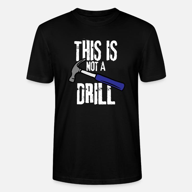 CE N’EST PAS UN EXERCICE - T-shirt bio CRAFTER Stanley Stella Unisexe - noir