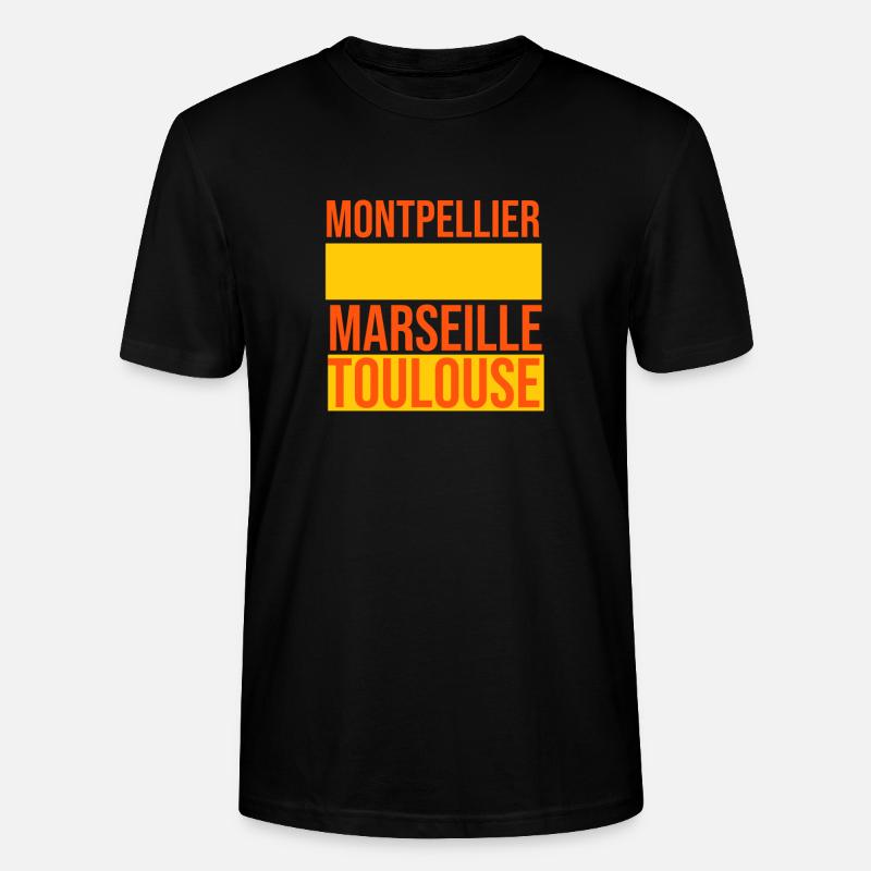 Montpellier, Marseille oder Toulouse? - Stanley/Stella Unisex Bio-T-Shirt CRAFTER - Schwarz