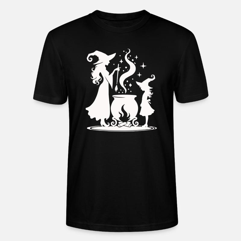 Hexe Hexenkessel - Stanley/Stella Unisex Bio-T-Shirt CRAFTER - Schwarz