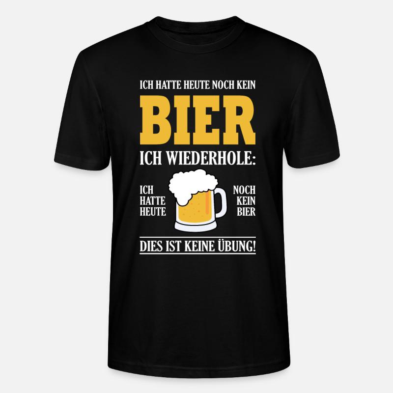 Bier - Stanley/Stella Unisex Bio-T-Shirt CRAFTER - Schwarz