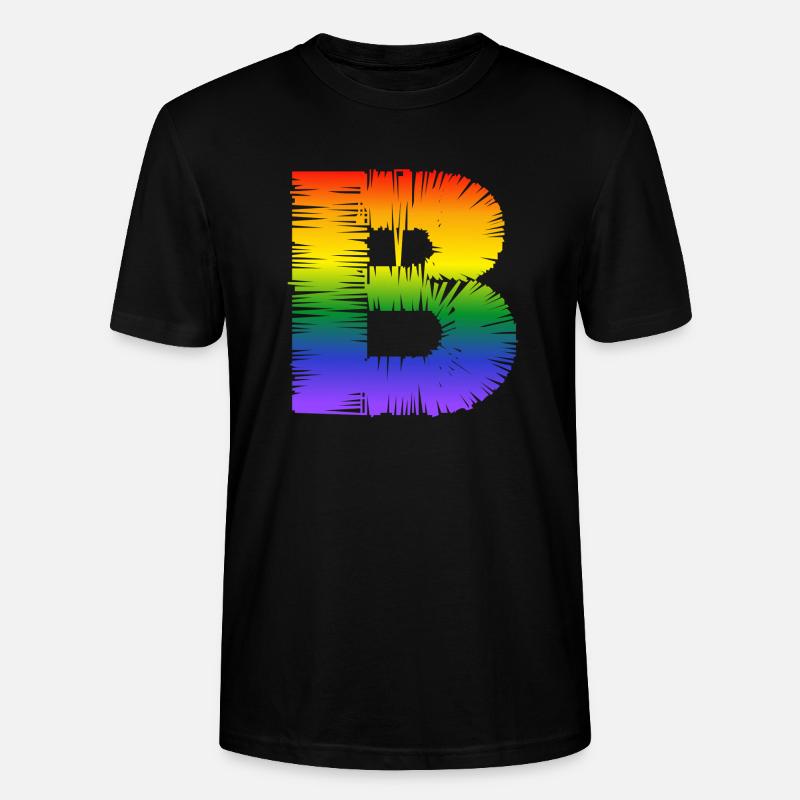 Rainbow B - T-shirt bio CRAFTER Stanley Stella Unisexe - noir