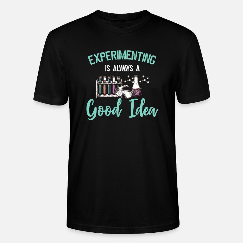 Chimie chimiste - T-shirt bio CRAFTER Stanley Stella Unisexe - noir