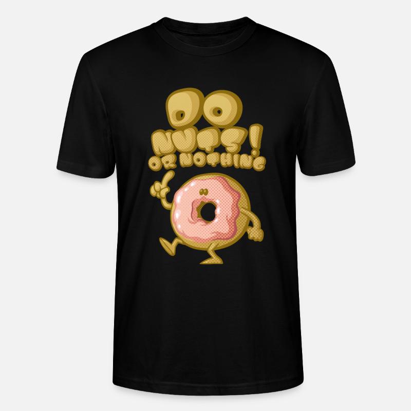 Do nuts - T-shirt bio CRAFTER Stanley Stella Unisexe - noir