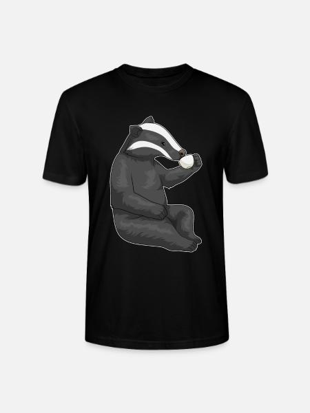 Badger Coffee Mug - Stanley/Stella CRAFTER Unisex Organic T-Shirt - black