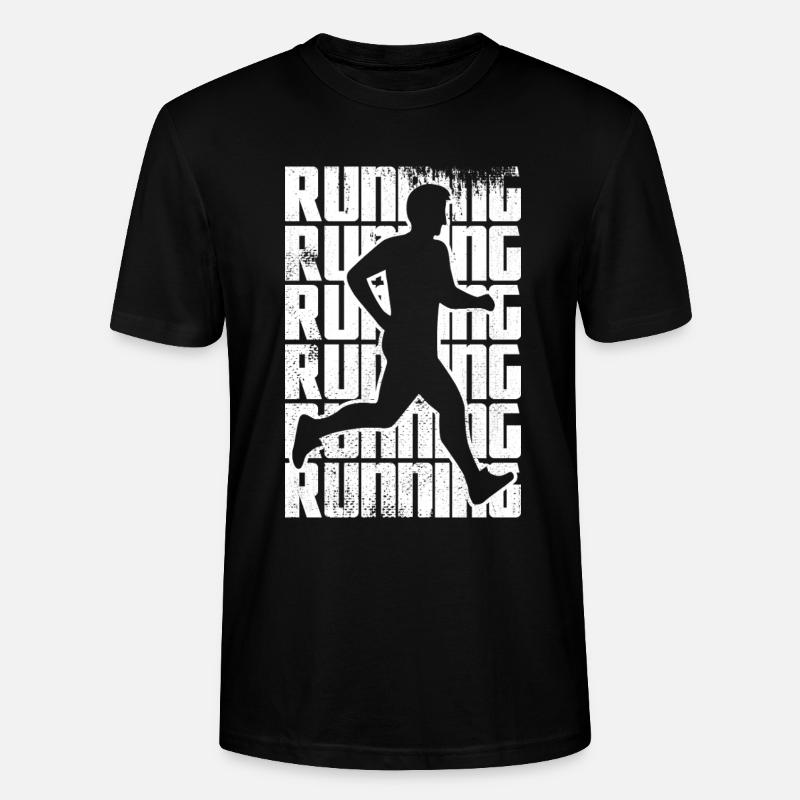 Courir pour le plaisir - T-shirt bio CRAFTER Stanley Stella Unisexe - noir