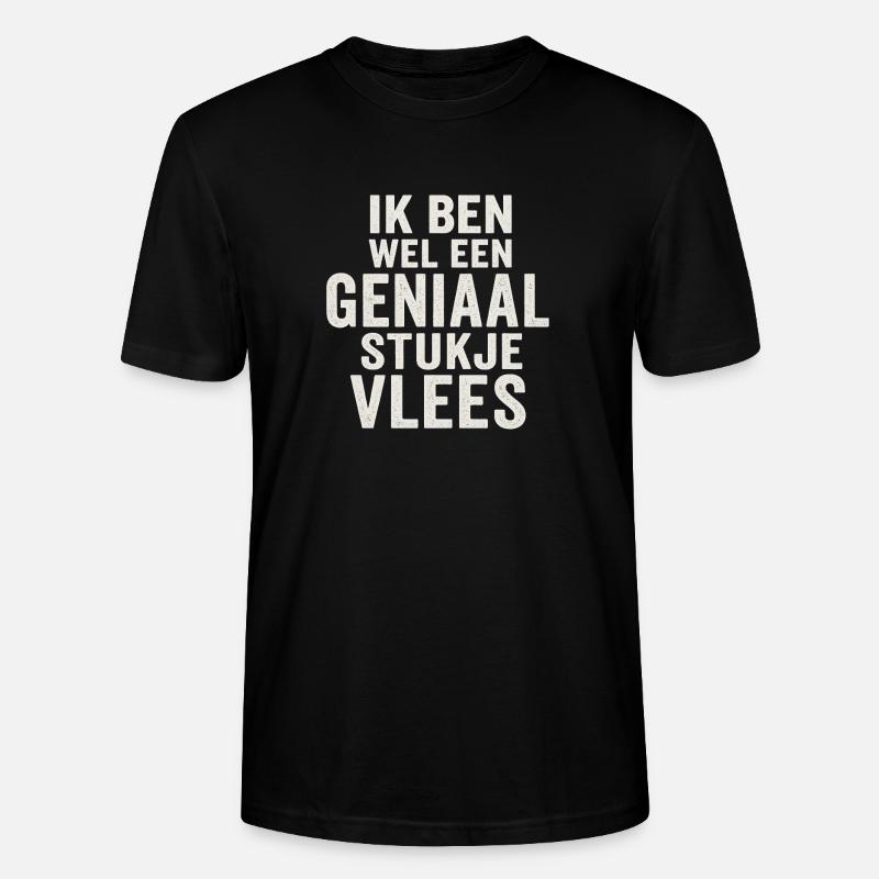 Genialer Fleisch-Tippfehler - Stanley/Stella Unisex Bio-T-Shirt CRAFTER - Schwarz