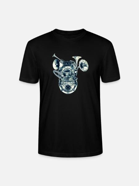 Affe Orchester - Stanley/Stella Unisex Bio-T-Shirt CRAFTER - Schwarz