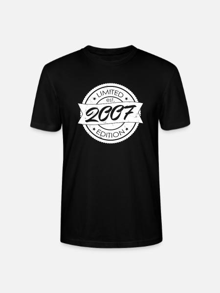 Limited Edition est 2007 - Stanley/Stella CRAFTER Unisex Organic T-Shirt - black