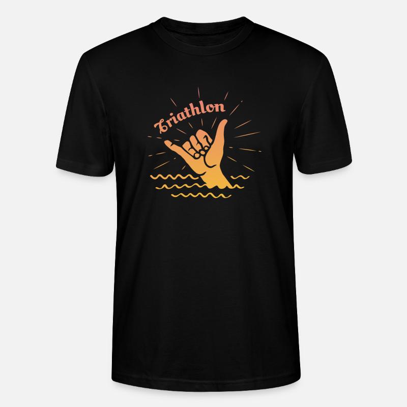 Triathlon - Stanley/Stella Unisex Bio-T-Shirt CRAFTER - Schwarz