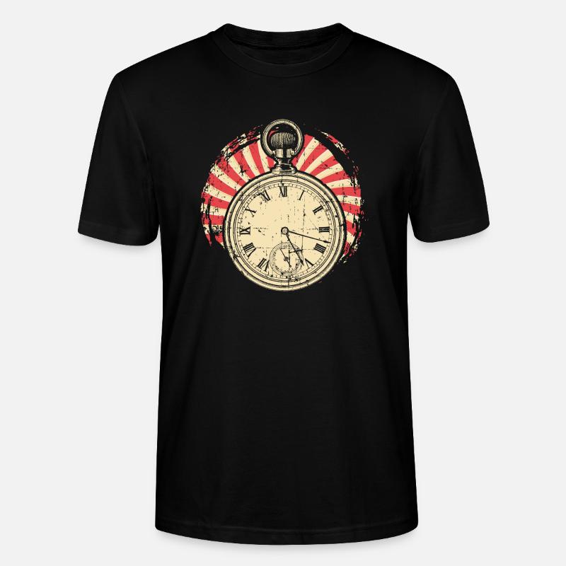 Uhrmacher Uhr - Stanley/Stella Unisex Bio-T-Shirt CRAFTER - Schwarz