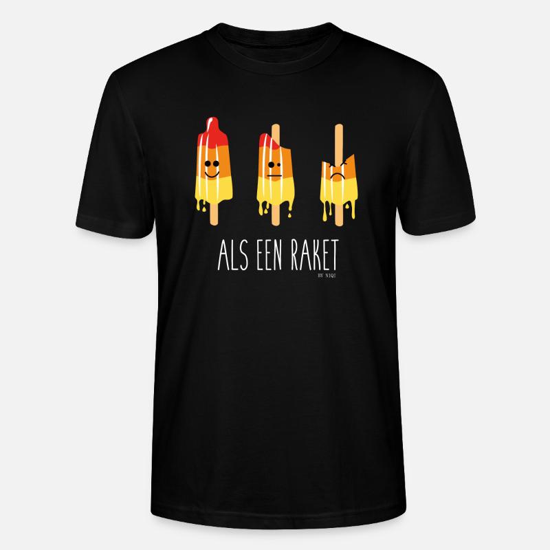 Comme une fusée - T-shirt bio CRAFTER Stanley Stella Unisexe - noir