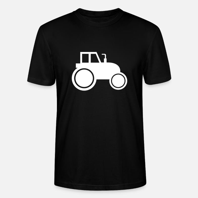 tractor - Stanley/Stella CRAFTER Unisex Organic T-Shirt - black