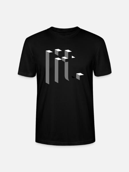 lit. - Stanley/Stella CRAFTER Unisex Organic T-Shirt - black