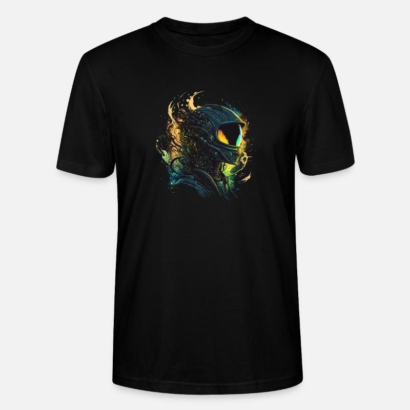 Alien de l’espace - T-shirt bio CRAFTER Stanley Stella Unisexe - noir