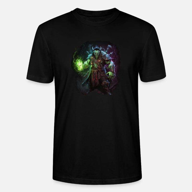 Ork-Zauberer - Stanley/Stella Unisex Bio-T-Shirt CRAFTER - Schwarz