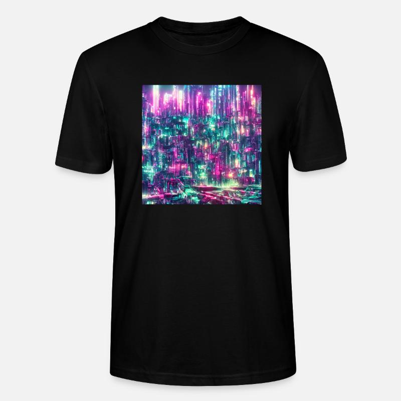Neon Future - Stanley/Stella Unisex Bio-T-Shirt CRAFTER - Schwarz