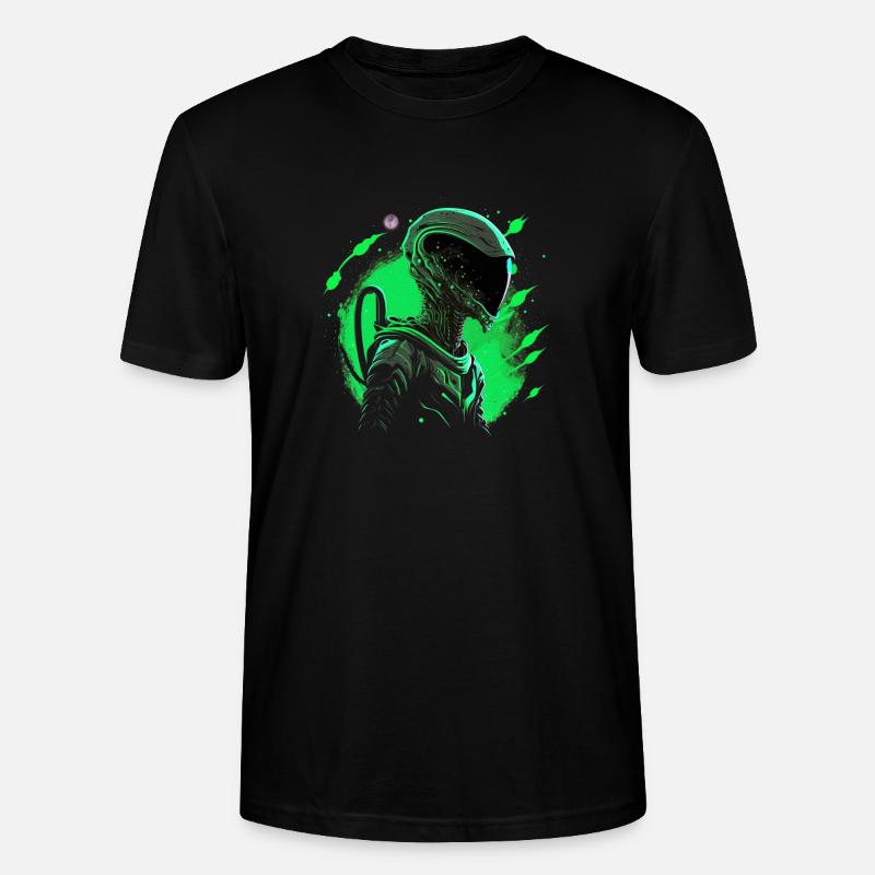 Extraterrestre de l’espace - T-shirt bio CRAFTER Stanley Stella Unisexe - noir
