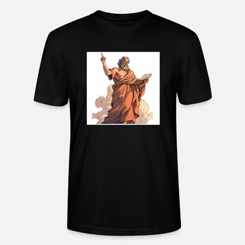 Aristoteles Greek Philosopher - Stanley/Stella Unisex Bio-T-Shirt CRAFTER - Schwarz